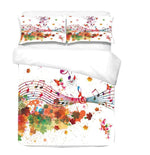 3D Music Guitar Bedding Set