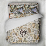 3D Music Guitar Bedding Set