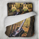 3D Music Guitar Bedding Set