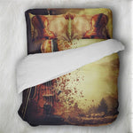 3D Music Guitar Bedding Set